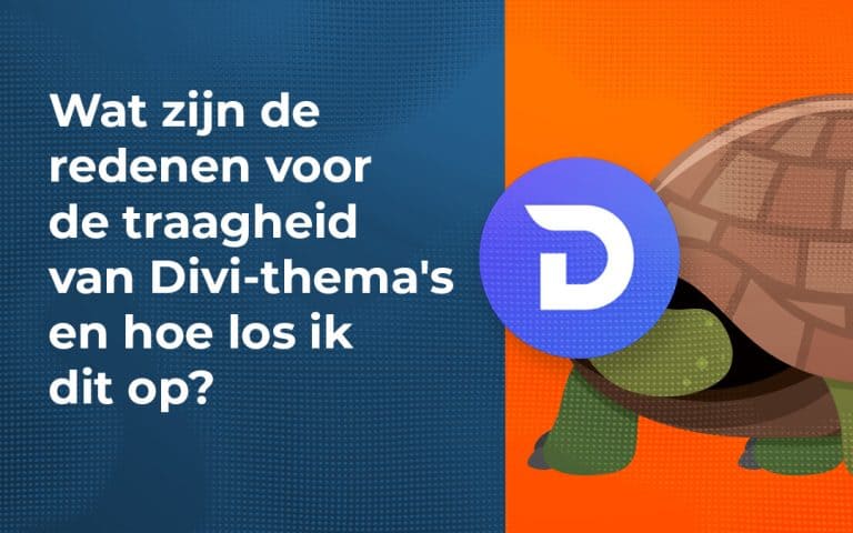 Wat zijn de redenen voor de traagheid van Divi-thema&rsquo;s en hoe los ik dit op?