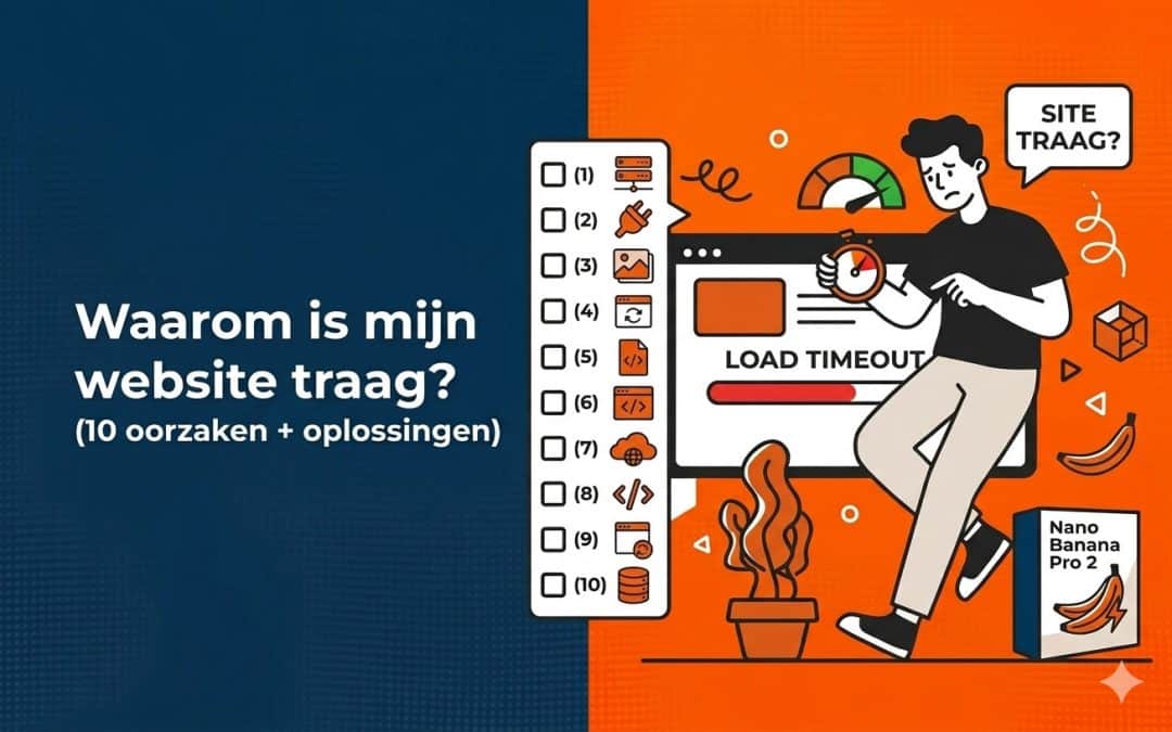 Waarom is mijn website traag? 10 oorzaken + snelle oplossingen